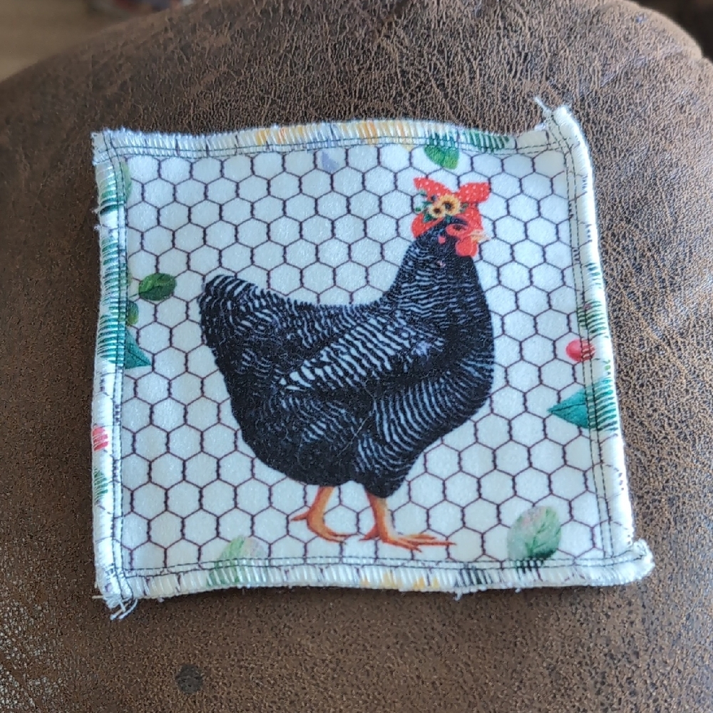 🍁Rooster 5x5 Washcloth
